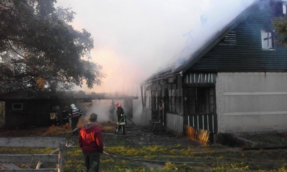 Incendiu la clădirea cantonului silvic din Solca