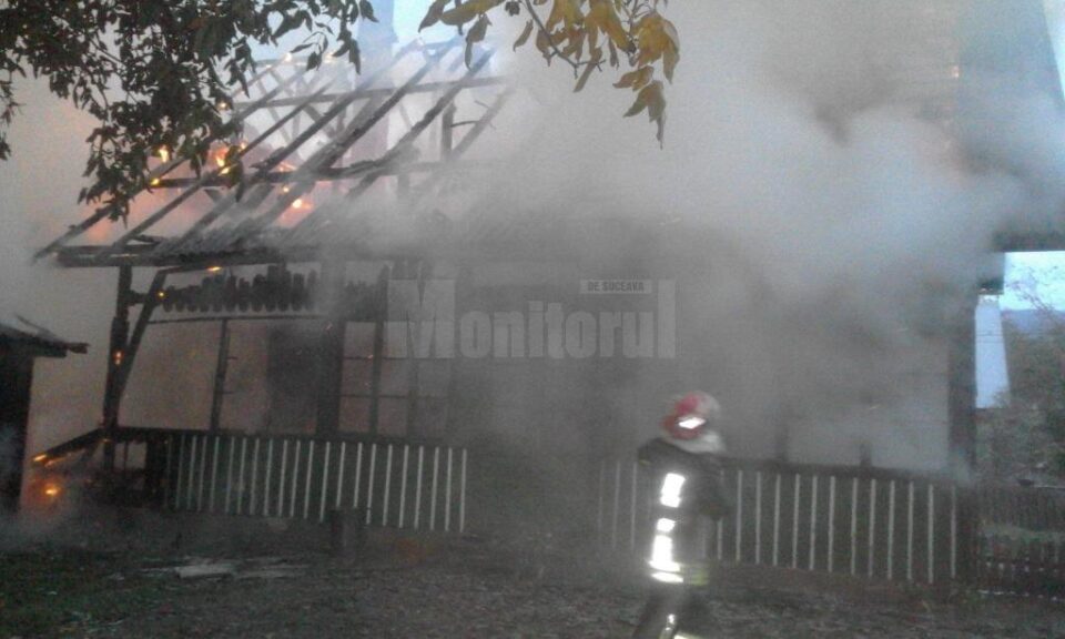 Incendiu la clădirea cantonului silvic din Solca