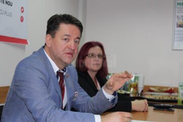Lucian Vacariu, directorul Auchan Suceava, a invitat sucevenii să depună jetoanele Mobilizatron în urma proiectului pe care vor să îl susțină