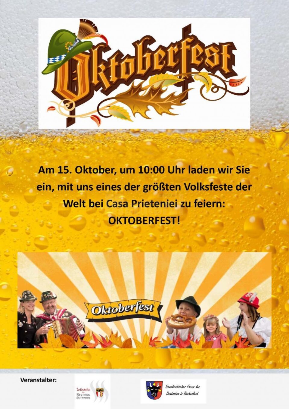 „Oktoberfest”, la Casa Prieteniei Suceava