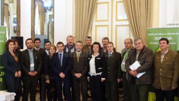 Organizatorii concursului "Cel mai bun pădurar"