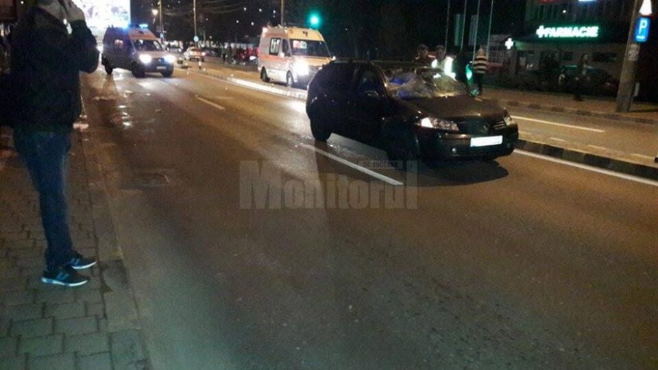 Autoturismul implicat în accident