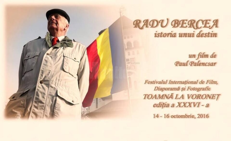 Filmul „Radu Bercea - Istoria unui destin”, a luat Premiul UCIN pentru cel mai bun documentar la Festivalul „Toamnă la Voroneț”