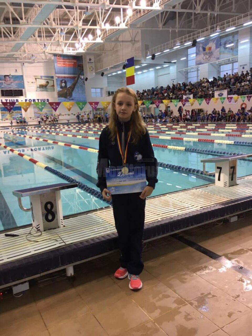Delia Ostafi a fost desemnată cea mai bună sportivă la categoria 10 ani a Cupei Baracuda