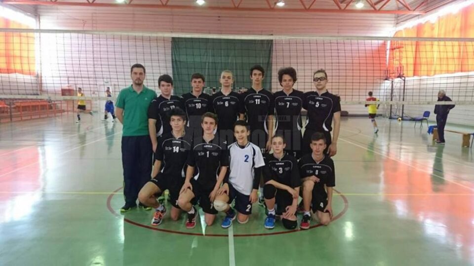 Echipa de volei cadeți LPS Suceava pregătită de Tudor Orășanu
