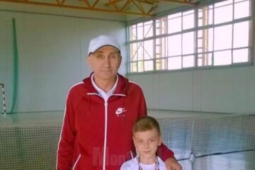 Darius Avrămia și antrenorul Marcel Dascălu