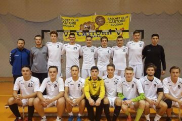 Echipa de handbal juniori II LPS Suceava pregătită de antrenorul Răzvan Bernicu