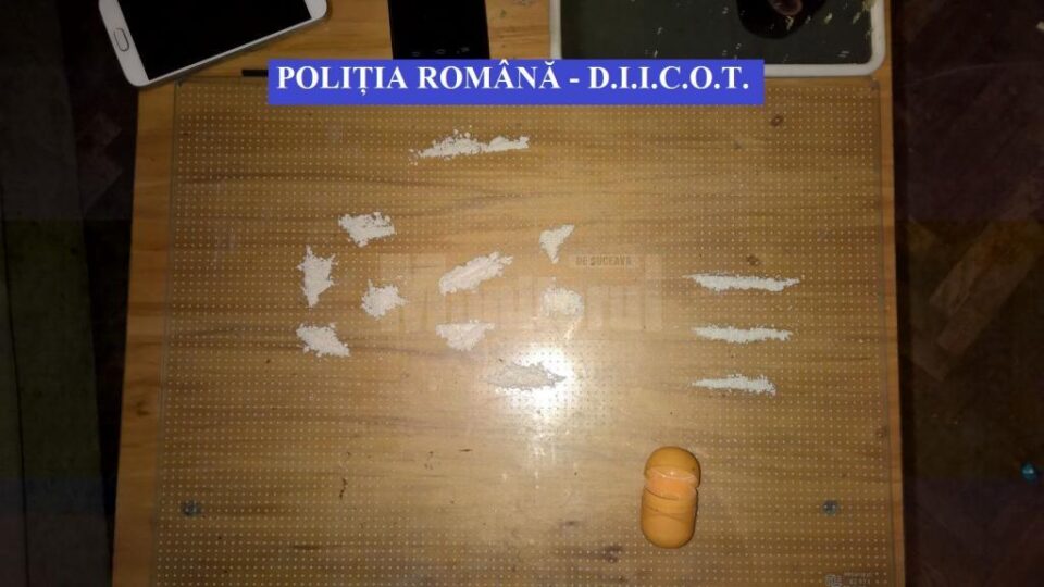 Rețea de traficanți de droguri, vizată de 14 percheziții în județele Suceava și Mureș