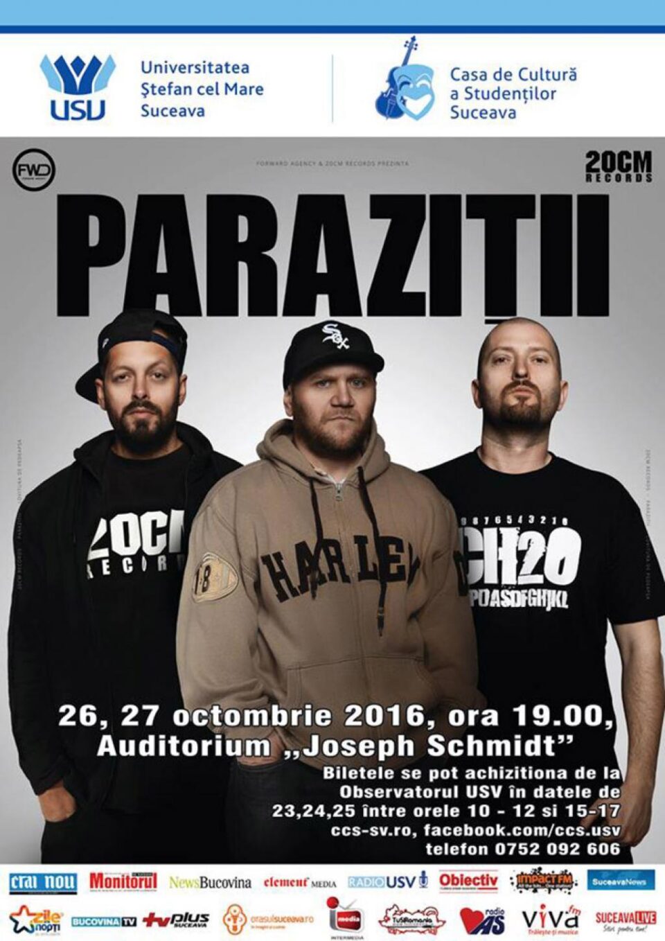 Dublu concert Paraziții la Suceava datorită cererii mari de bilete
