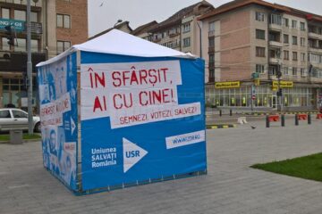 Plângerea se referea la cortul amplasat de USR în centrul Sucevei