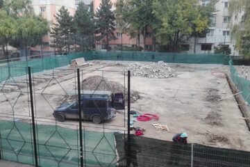 Lucrări de modernizare a terenului de sport de la Școala Gimnazială Nr. 10 Suceava