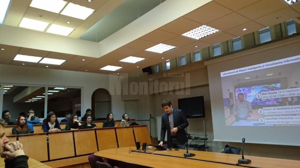 Elevi ai Colegiului „Petru Rareș”, în vizită la Universitatea „Ștefan cel Mare”