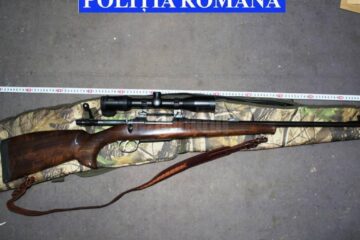Arma de vânătoare folosită de pădurar
