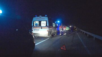 Un autoturism în care se aflau trei jandarmi s-a izbit într-o vacă pe DN 17