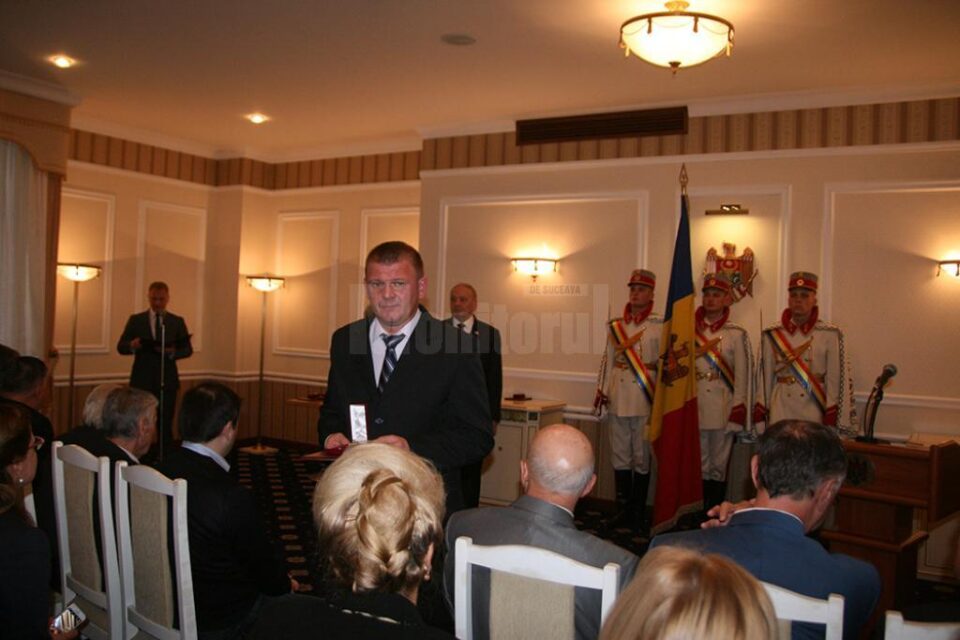 Jurnalistul Sandrinio Neagu la sediul Președinției Republicii Moldova