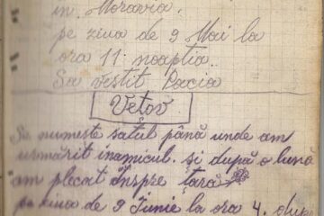 "A venit pacea", însemnări din jurnal