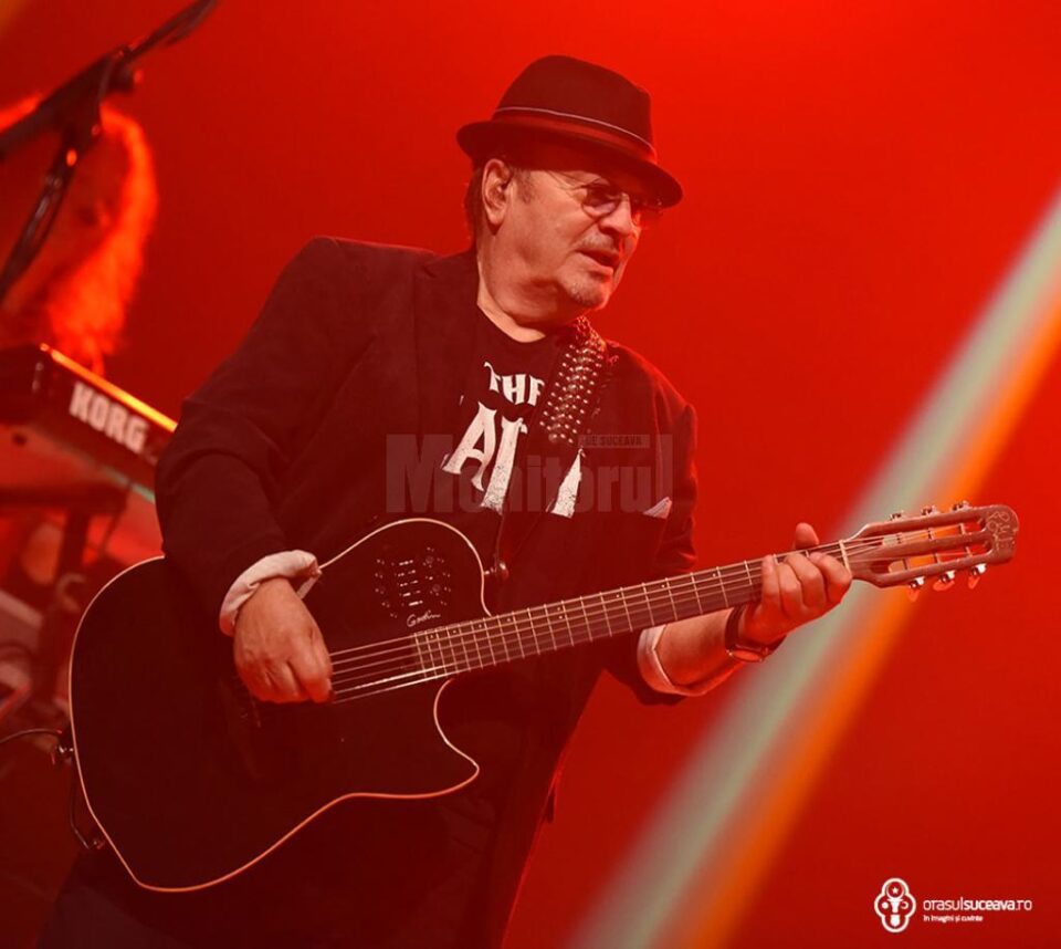 Grupul Pasarea Rock, în concert pe scena Casei de Cultură din Suceava. Foto: orasulsuceava.ro
