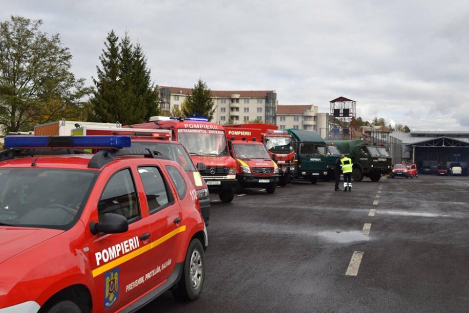 Cod roșu la ISU Suceava pentru intervenția în cazul unui cutremur puternic
