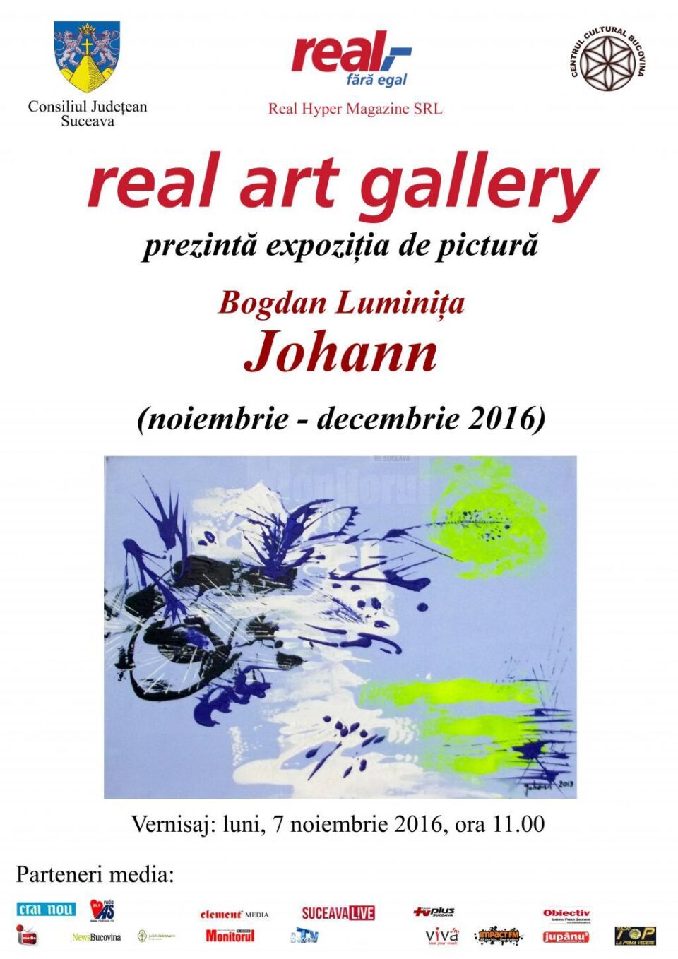 Expoziție de pictură, la Real Art Gallery