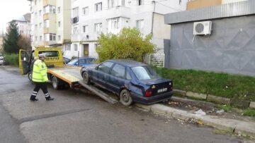 120 de mașini abandonate pe străzile Sucevei