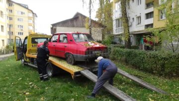 120 de mașini abandonate pe străzile Sucevei