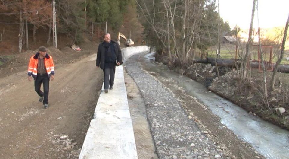 Gheorghe Flutur a inspectat lucrările din Voroneț, una dintre zonele cele mai afectate de inundații