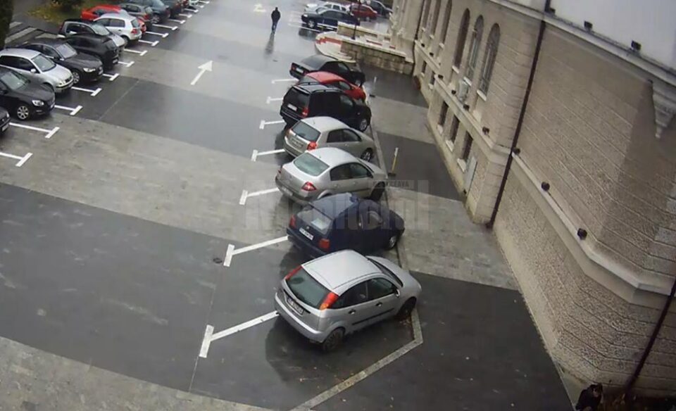 Sens unic pe strada Ștefan cel Mare, în zona Palatului Administrativ