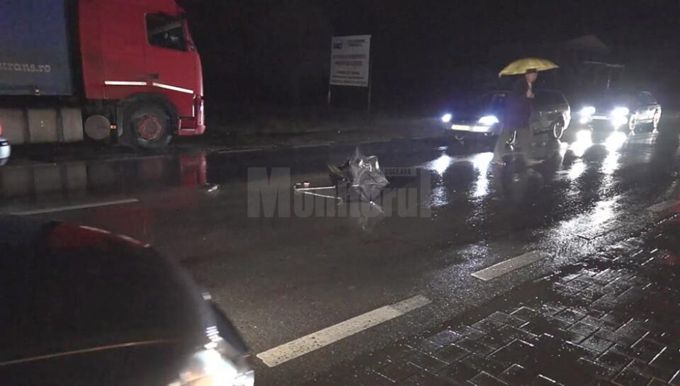 Bărbat accidentat de un autoturism, în timp ce traversa fără să se asigure
