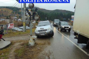 Autoturismul de teren, tras pe dreapta la Vama