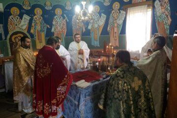 Biserica Sfinții „Mihail și Gavriil” din satul Poiana, comuna Zvoriștea, și-a sărbătorit hramul