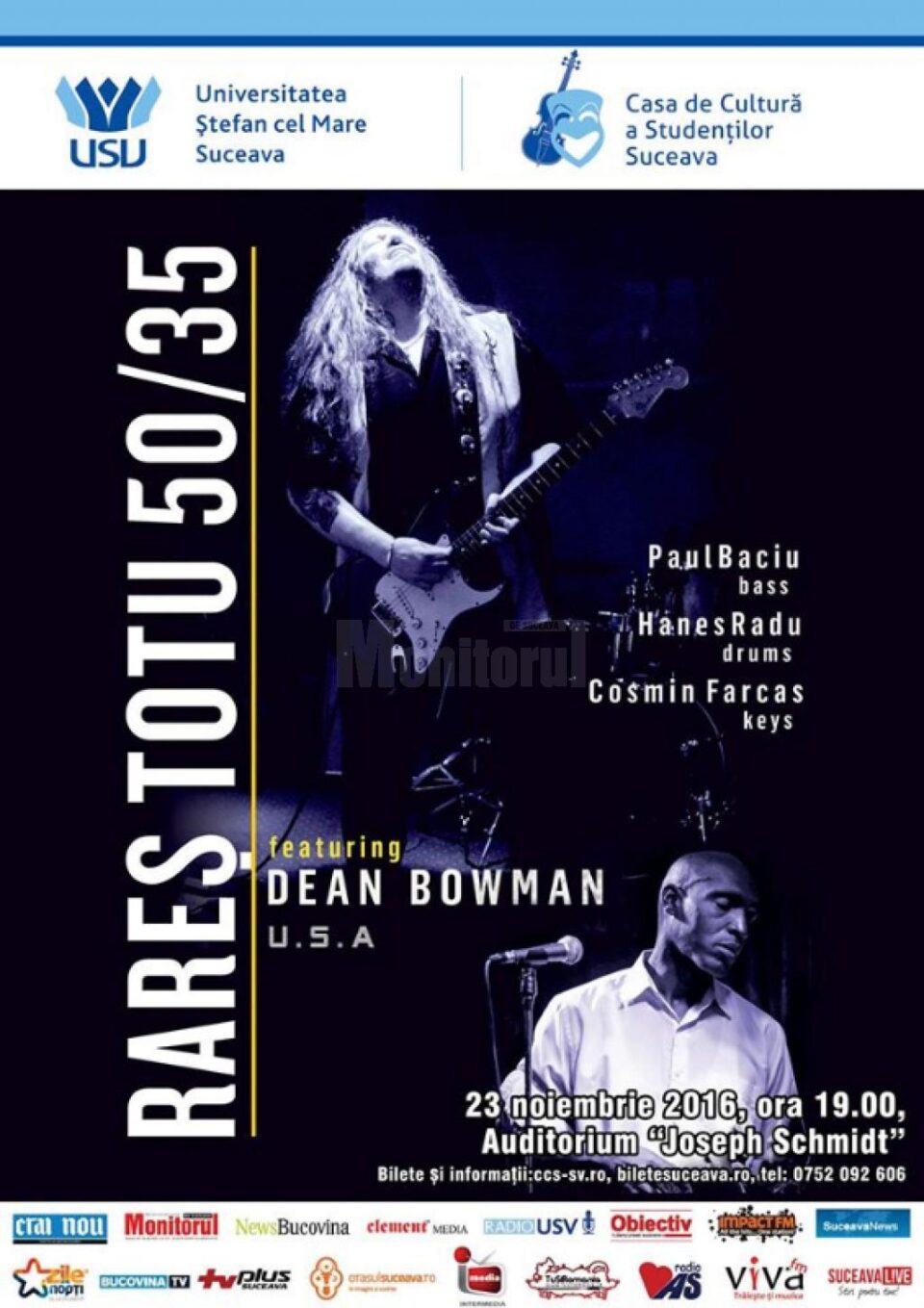 Concert de blues cu Rareș Totu