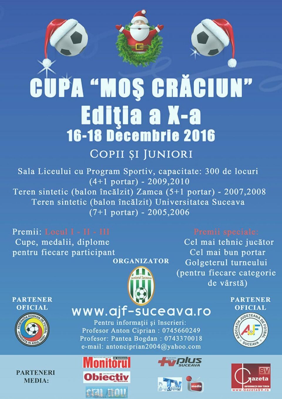 Cupa Moș Crăciun a ajuns la ediția a X-a