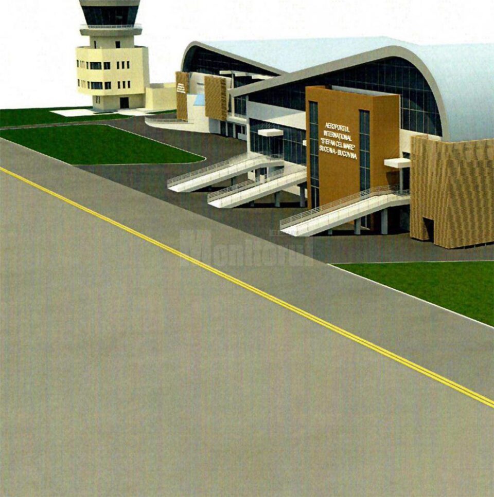Flutur a prezentat cum ar putea arăta noul terminal al Aeroportului Suceava