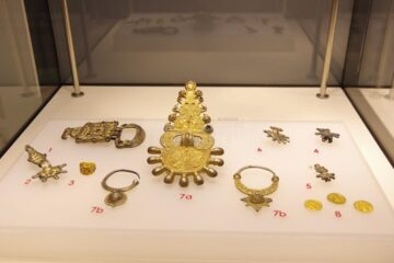 Expoziția „Aurul și argintul antic al României”, vernisată ieri la Muzeul de Istorie