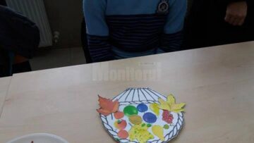"Colaj de toamnă", activitate realizată de copii cu dizabilități din zona Gura Humorului