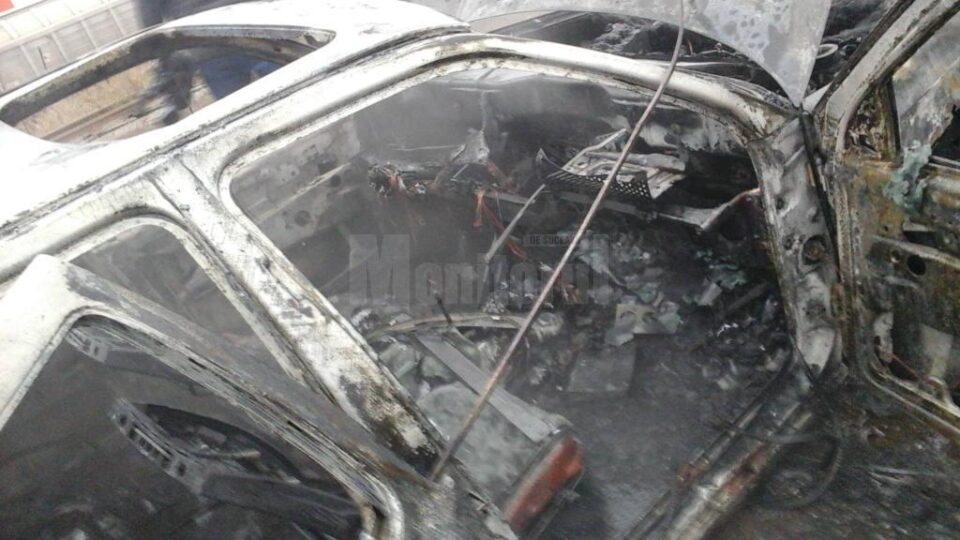 Mașina care a ars