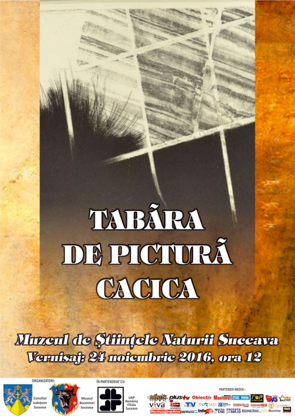 Vernisajul expoziției de artă plastică „Tabăra de pictură de la Cacica”, astăzi, la Muzeul de Științele Naturii