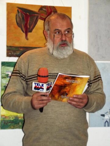Vernisajul expoziției cu lucrările realizate în „Tabăra de pictură” de la Cacica