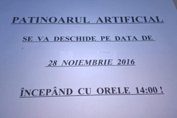 Anunt deschidere Patinoar