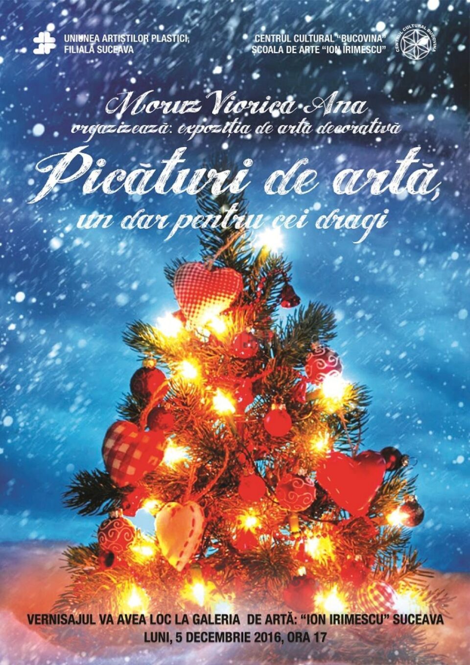 „Picături de artă”, la Galeria „Ion Irimescu” Suceava