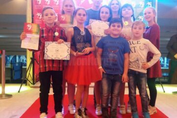 Copiii de la Clubul Sportiv Invictus Moldovița