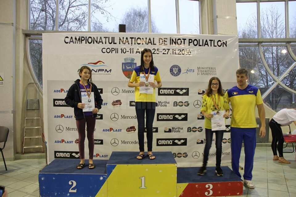 Sucevenii au urcat de nouă ori pe podiumul naționalelor de poliatlon