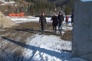 Gheorghe Flutur a fost prezent, împreună cu șeful Direcției Regionale de Drumuri și Poduri Iași, Ovidiu Laicu, pe DN 18, la Botuș