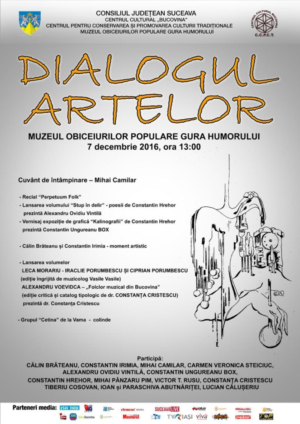 „Dialogul Artelor”, la Muzeul Obiceiurilor Populare din Bucovina