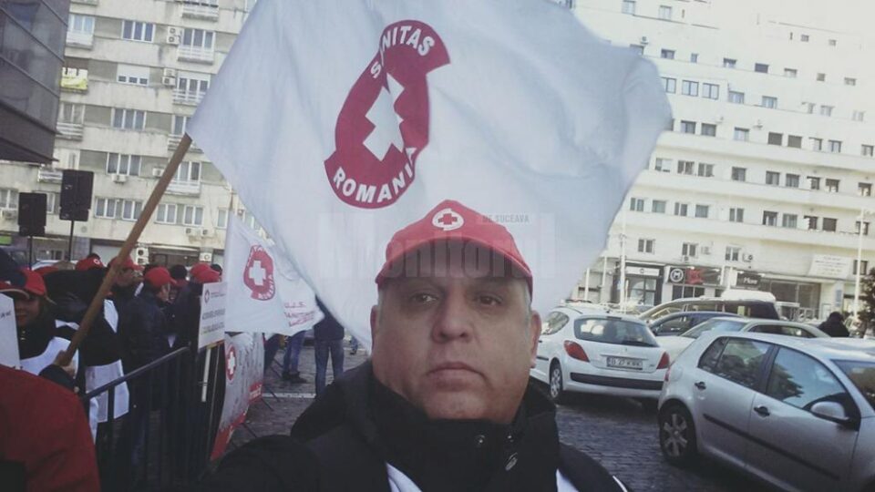 Cinci sindicaliști de la SANITAS Suceava au pichetat Ministerul Sănătății