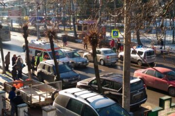 Trecerea de pietoni la care a avut loc accidentul