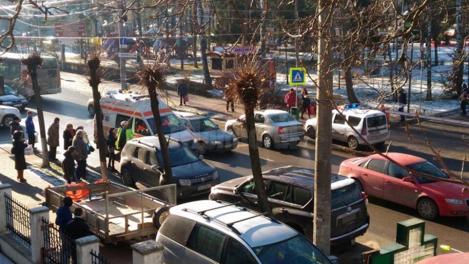 Trecerea de pietoni la care a avut loc accidentul
