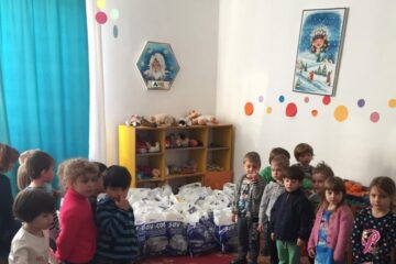 În acest demers s-au implicat grupele de preșcolari din gradiniță