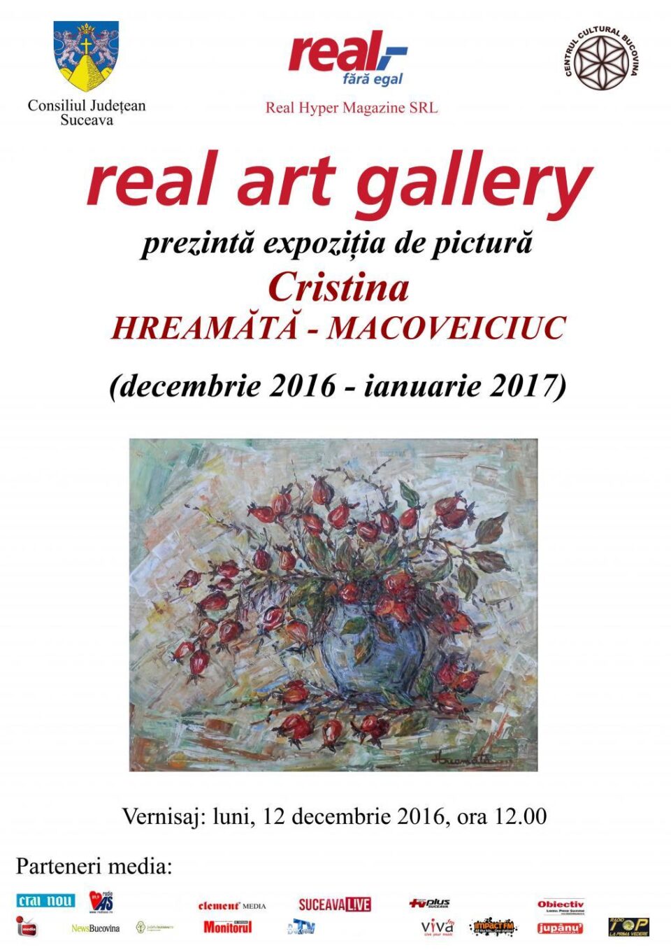 Expoziție de pictură la Real Art Gallery