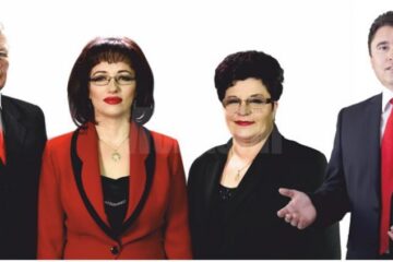 Ghervazen Longher, alături de echipa propusă de Uniunea Polonezilor din România